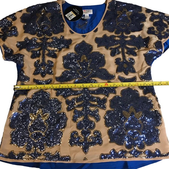 Neiman Marcus /Target Tracy Reese Sequin Embellished Party Glam Top NEW MSRP $79 - Picture 13 of 15